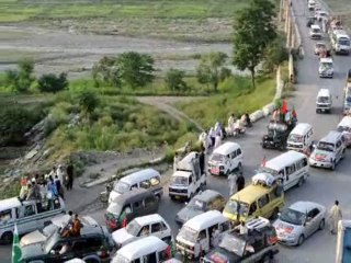 PTI Azadi March Rally Leaded by District President Abbottabad Sardar Sher Bahadur