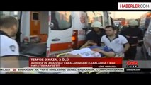 TEM'de Feci Kaza: 2 Ölü, 1 Yaralı