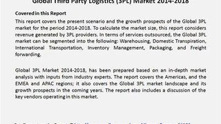 Global Third Party Logistics (3PL) Market 2014-2018