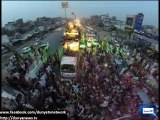 Azadi March - Aerial Camera Footage of PTI