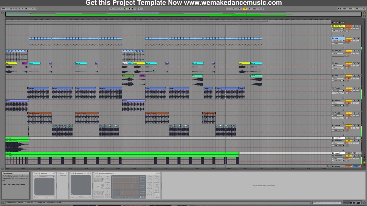Ableton Midi Project Template - Drop DOD (Dubstep Style)