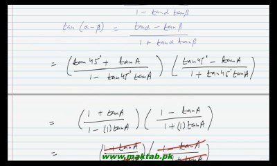 FSc Math Book1, Ex 10.2, LEC 13: Q 3-4