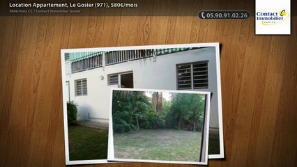 Location Appartement, Le Gosier (971), 580€/mois