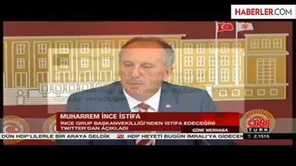 CHP'li İnce, İstifa İçin Kurultay Tarihini Bekliyor
