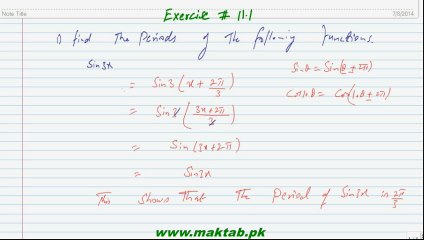 FSc Math Book1, Ex 11.1, LEC 4: Q 1-15