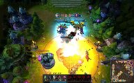 Un teamfight plutôt violent - League of legends