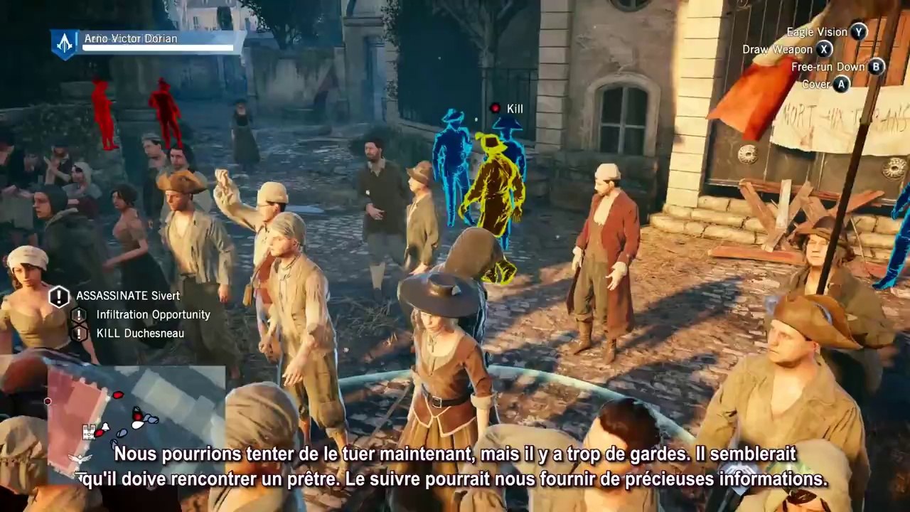 Assassin's Creed Unity : 11 minutes de gameplay commenté