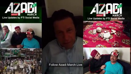 Imran Khan's message for nation after attacks by Gullu Butts standing on roof tops of Police vehicles.