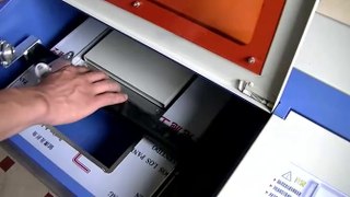 40VI model laser stamp machine install and working video