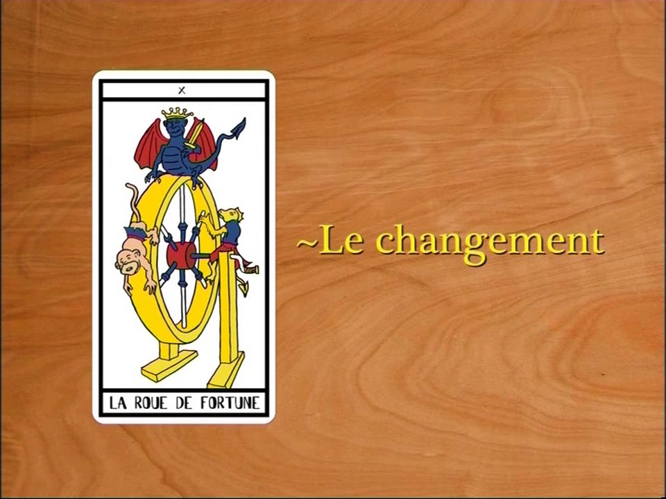 Voyance - Tarot de Marseille {La Roue de Fortune Lame 10} Arcane X