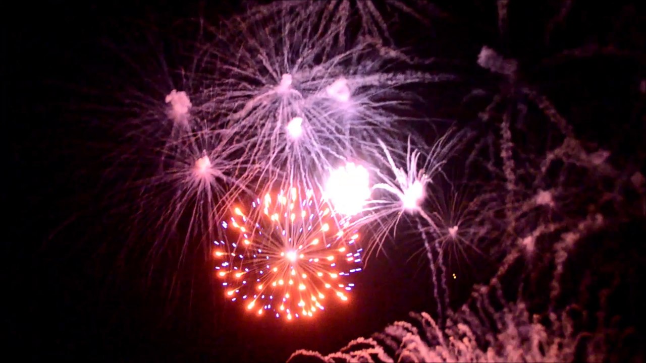 1. Reyssouze. 14 août 2014. Feu d'artifice