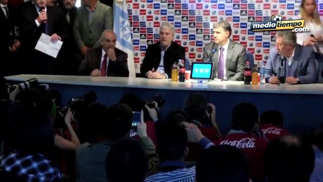 Gerardo Martino fue presentado con la Selección Argentina