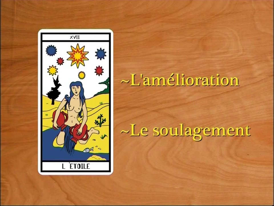 Voyance - Tarot de Marseille {L'Etoile Lame 17} Arcane XVII