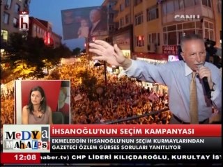 İHSANOĞLU'NUN DANIŞMANI ÖZLEM GÜRSES KAMPANYA SÜRECİNİ ANLATTI