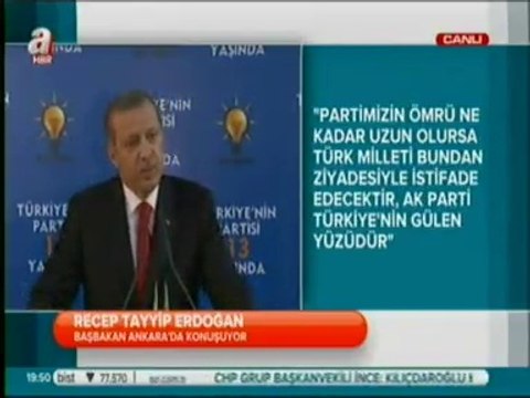 Ak Parti'nin 13. Kuruluş Yıldönümünde Başbakan Erdoğan Onuruna Veda Resepsiyonu Yapıldı. AKParti Genel Başkanı Erdoğan'ın Konuşması