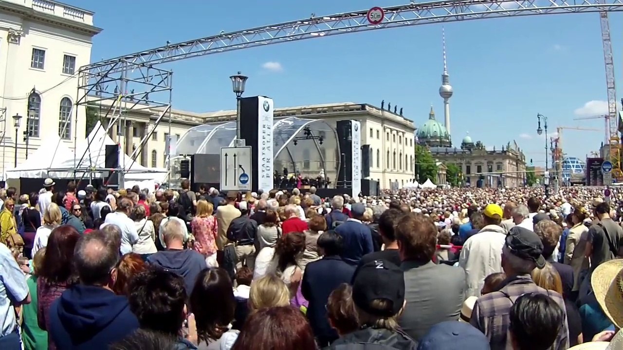 'Staatsoper für alle' - Berlin, Bebelplatz, 2014