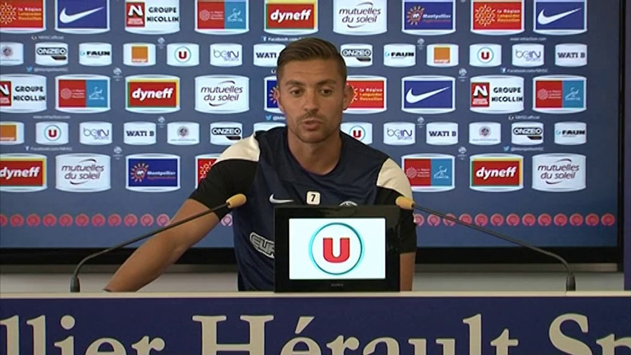 Anthony Mounier avant OM vs MHSC (2ème journée L1)