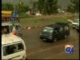 PTI, PAT marches arrival, heavy rain lashes Islamabad.-Geo Reports-15 Aug 2014