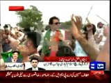 Dunya News - Imran Khan along with Azadi March participants reached Gujrnwala