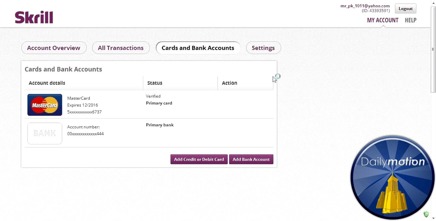 Sign Up Skrill Account And Get Verified