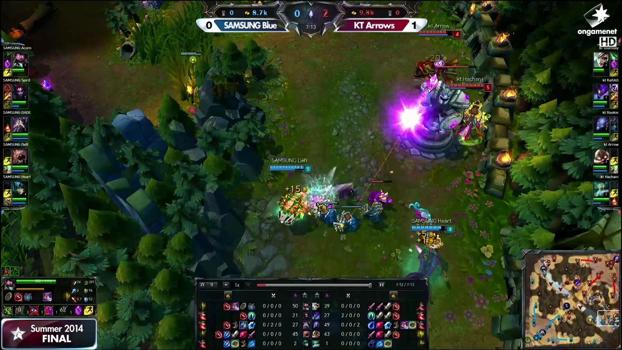 KT Arrows vs SAMSUNG Blue - FINAL - OGN Summer 2014 PART 7