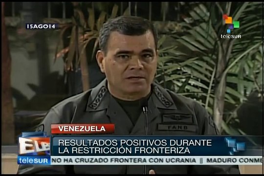 Venezuela obtiene resultados positivos con la restricción fronteriza