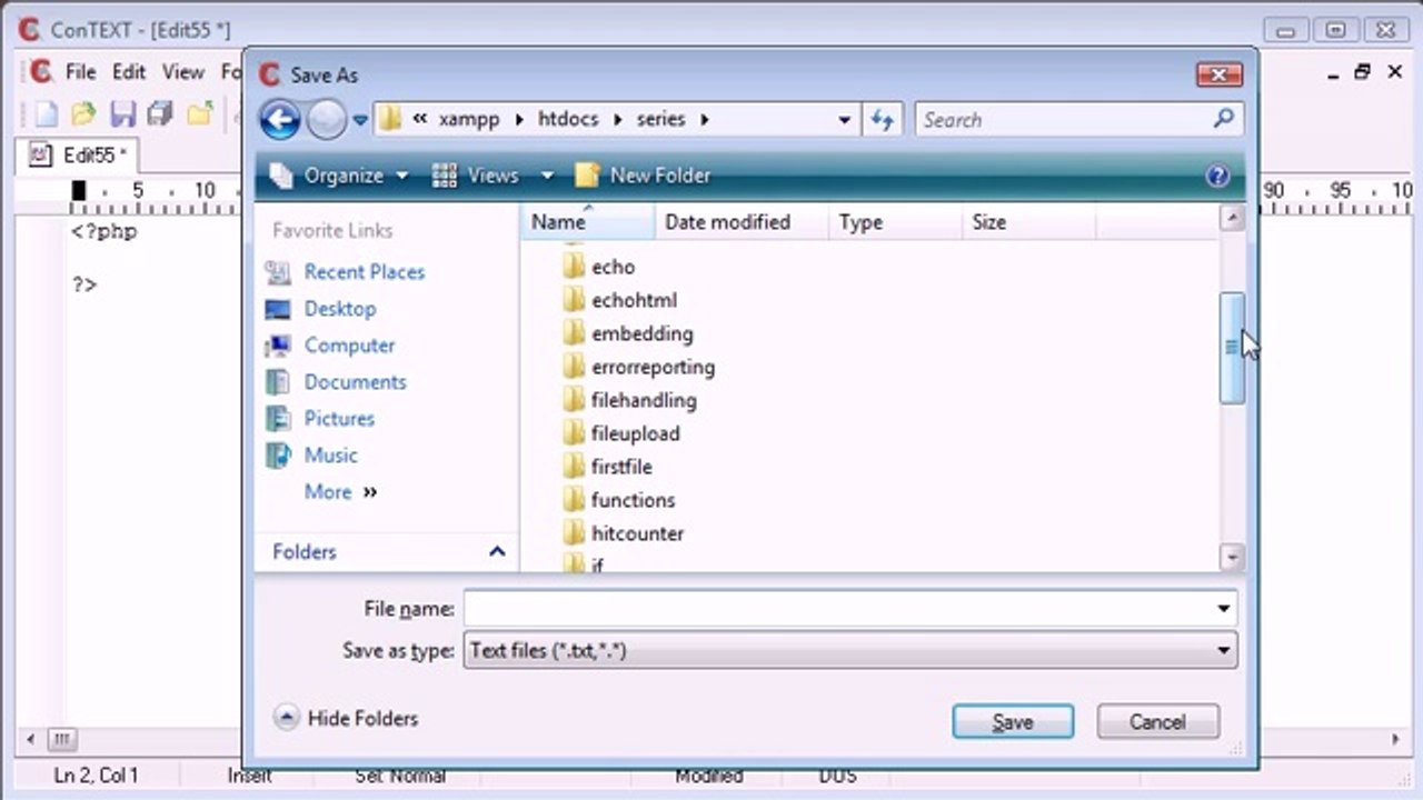 _Beginner PHP Tutorial - 5 - Writing Your First PHP File_‏(www.itcollege4u.com)