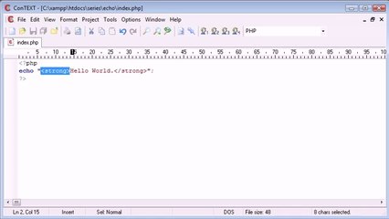 _Beginner PHP Tutorial - 9 - echo_‏(www.itcollege4u.com)