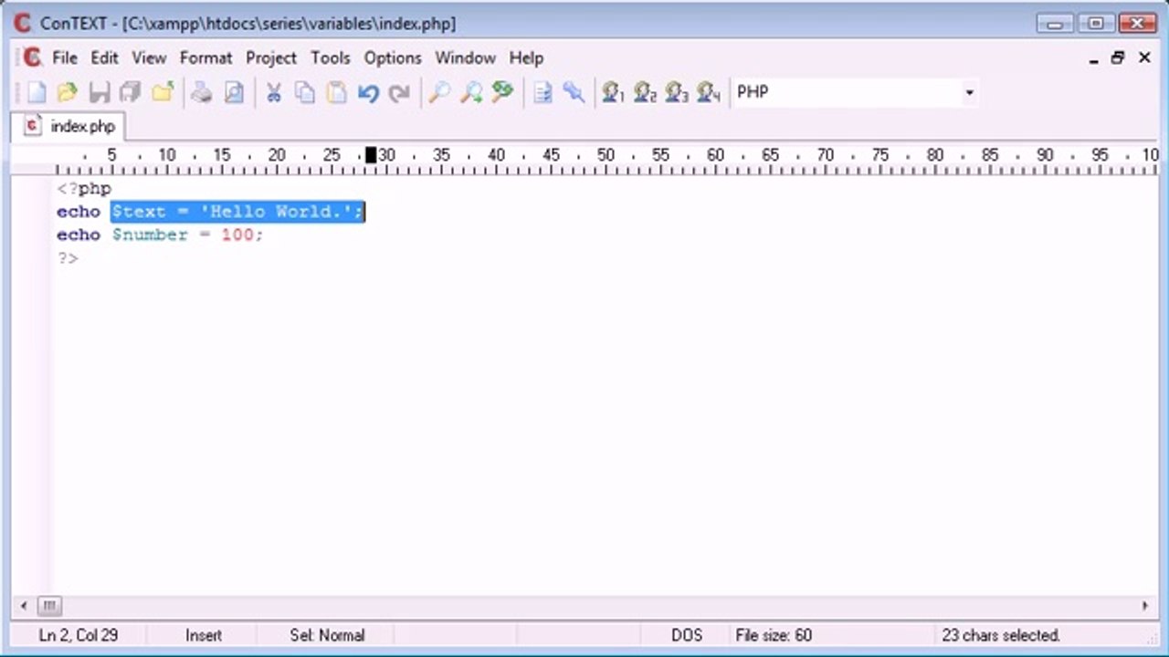 Beginner PHP Tutorial - 16 - Variables_‏(www.itcollege4u.com)