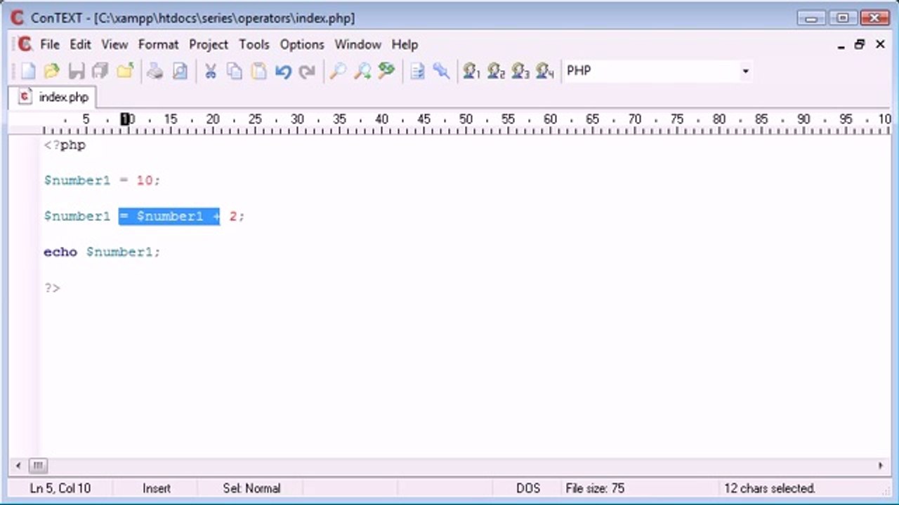 Beginner PHP Tutorial - 20 - Assignment Operators_‏(www.itcollege4u.com)