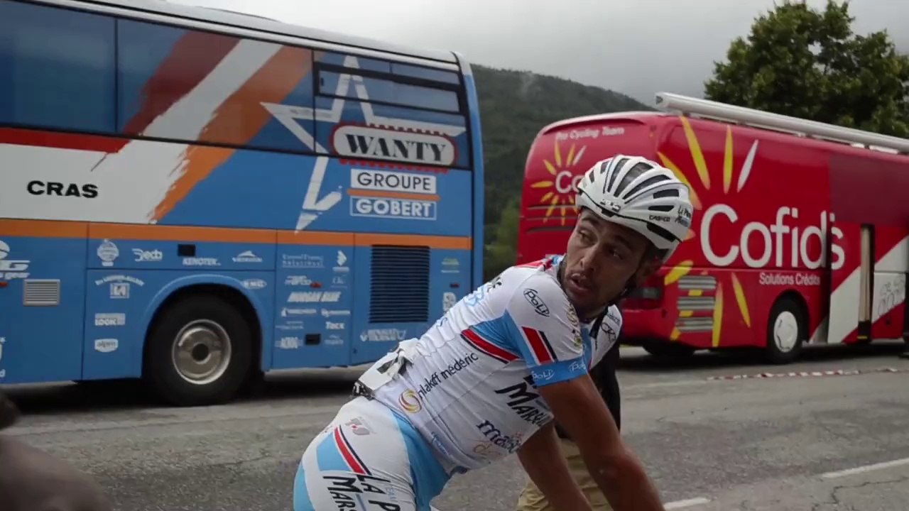 Cyclisme - Rémy Di Gregorio réagit après la 3e étape du Tour de l'Ain