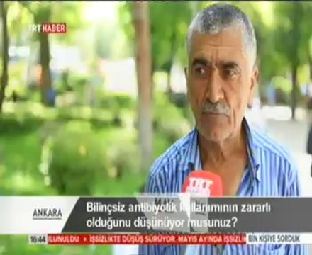 Prof.Dr.Necdet ÜNÜVAR, TRT Haber 1000 Kişiye Sorduk Programına İlaç Kullanım Alışkanlıkları Hakkında Bilgiler Verdi. 15.08.2014