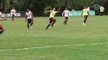 Humilhou! Canteros se destaca com balão e golaço em treino