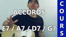 Cours Guitare N°6 - Accords E7 / A7 / E7 / G7