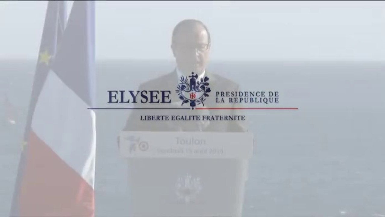 70ème anniversaire du débarquement de Provence : la cérémonie internationale sur le Charles-de-Gaulle #Provence1944