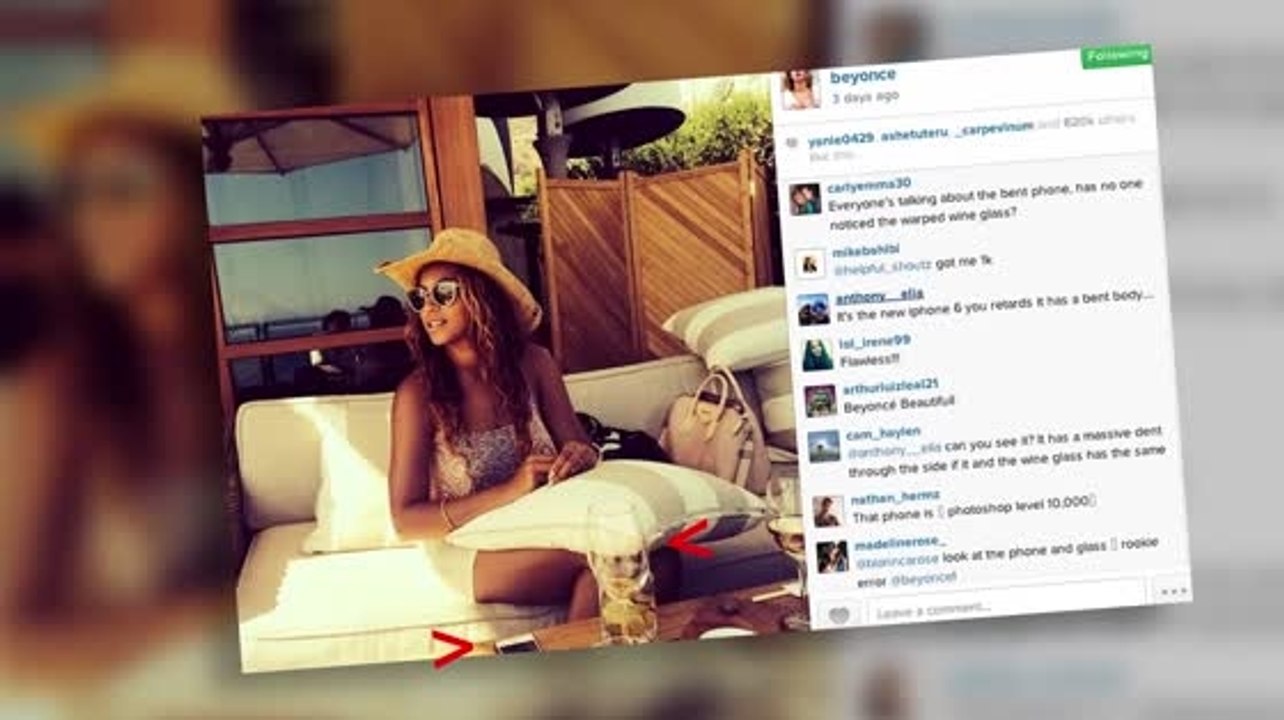Fans von beyonce glauben, dass sie erneut ein bild von sich mit photoshop retuschiert hat