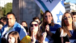 Brasil haciendose presente dando muestras de apoyo a Yisrael