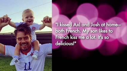 Fergie French Kisses Her Son