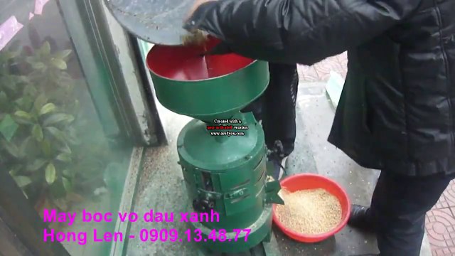 Máy boc vỏ hạt đậu, máy bóc vỏ đậu xanh khô, máy tách vỏ đậu xanh, LH 0909134877