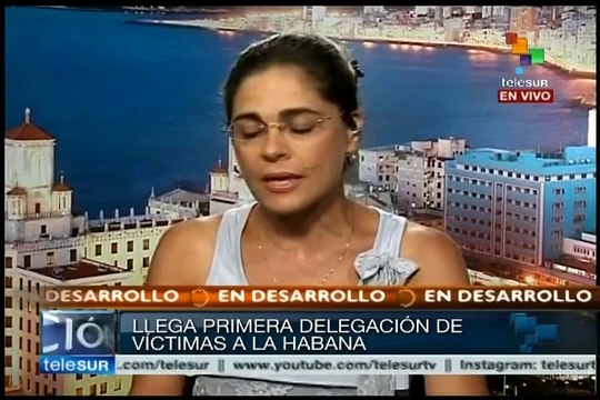 Víctimas de conflicto armado llegan a La Habana