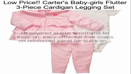 Carter's Baby-girls Flutter 3-Piece Cardigan Legging Set Review