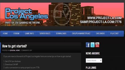 Project Los Angeles #Website