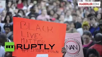 Ferguson'daki Gösteriler Washıngton ve New York'a Sıçradı