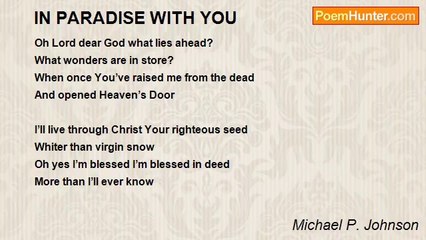 Michael P. Johnson - IN PARADISE WITH YOU