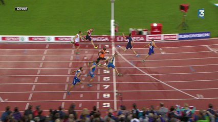 Christophe Lemaître médaillé d'argent sur 200m