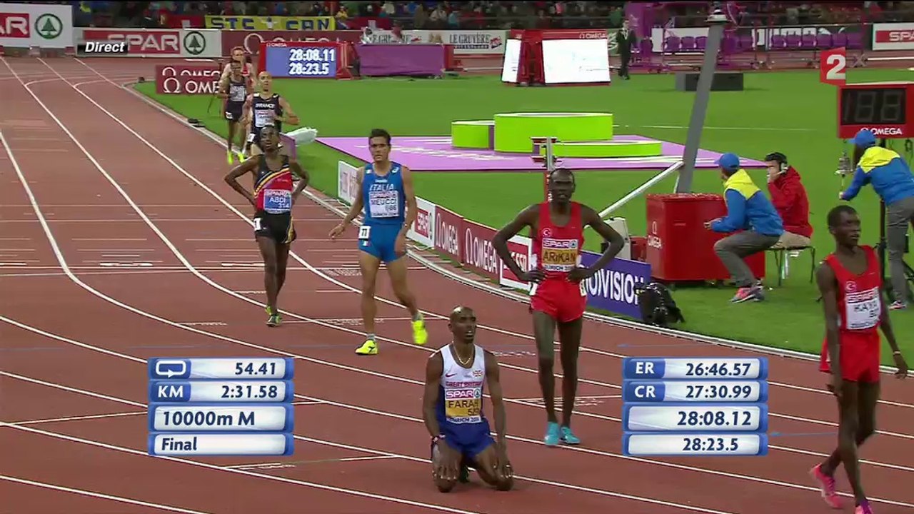 ChE athlétisme 2014, fin 10000m H