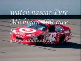 nascar Pure Michigan 400 videos live online