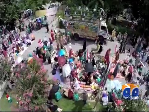Aerial View PAT Rally Islamabad- 16 August 2014