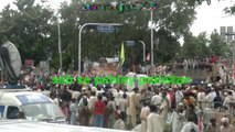 Azadi March and Inqilaab March sath sath aabpara chowk islamabad main or media b  [ 16 august 2014