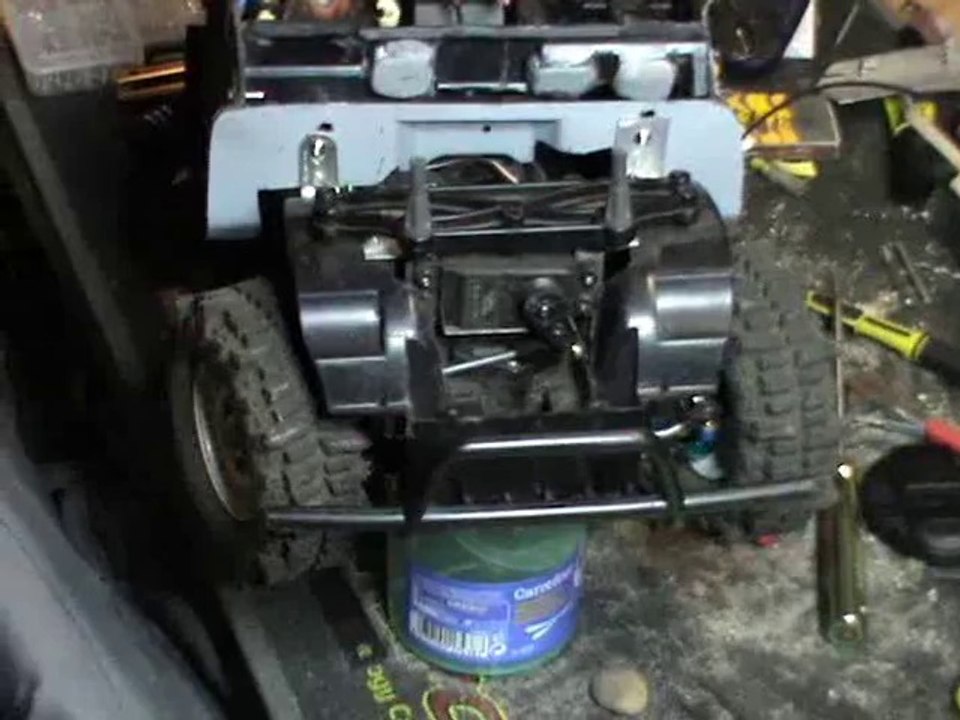 nouvel emplacement servo direction sur un CC01